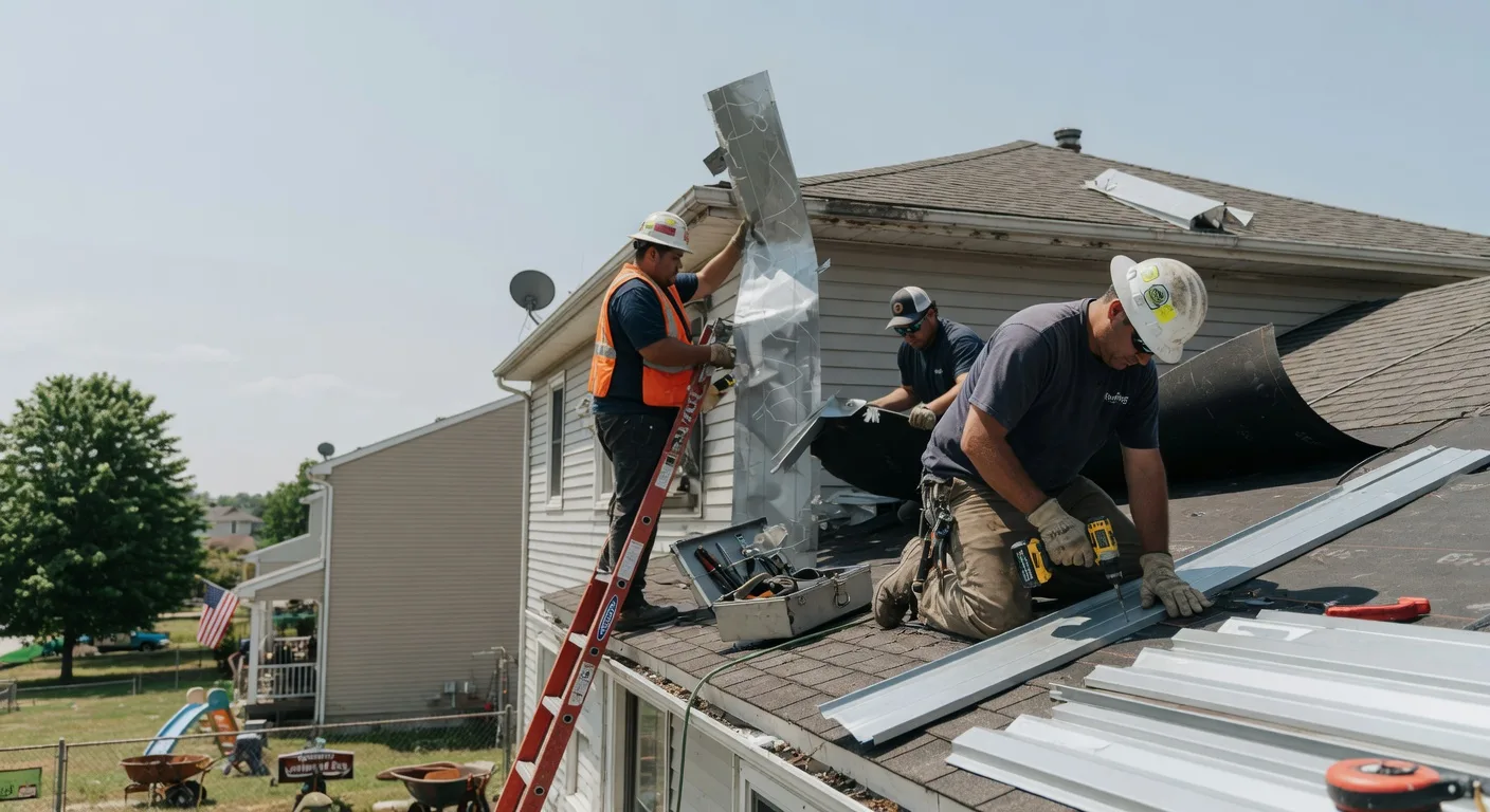 Storm Damage Metal Roof Repair in Atwood, TN